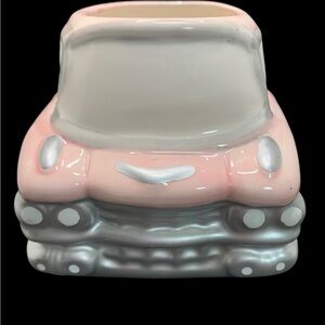 Vintage MARY KAY PINK CADILLAC MUG MOVABLE WHEELS BY APPLAUSE 1989 RETIRED